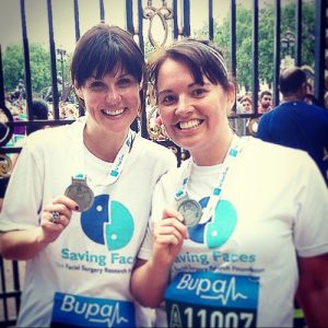 Winning smiles from Nikki and Alisha